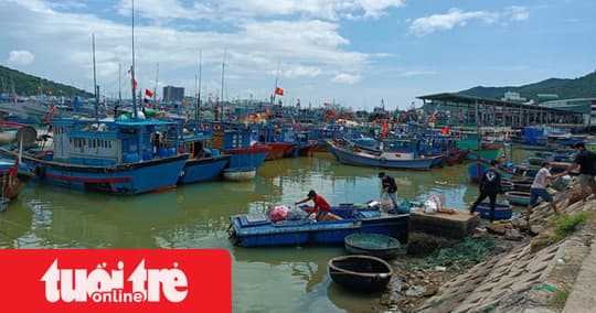Tuoitre.vn | Giá xăng dầu tăng cao, tàu cá nằm bờ
